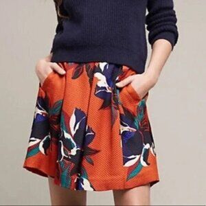 MAEVE By Anthropologie MAIRA Floral A-line Skirt Size 10!